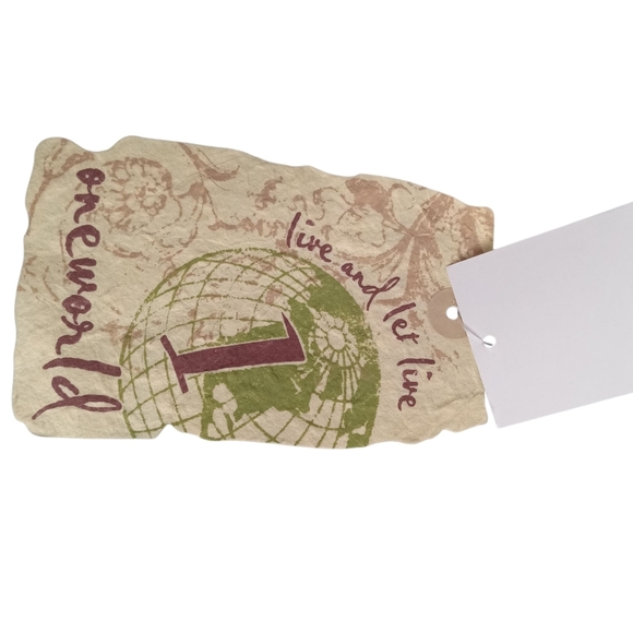 ONE WORLD WOMEN'S MAXI SKIRT SIZE LG. NWT FLORAL FUSION COLOR: NAVY - Picture 9 of 10